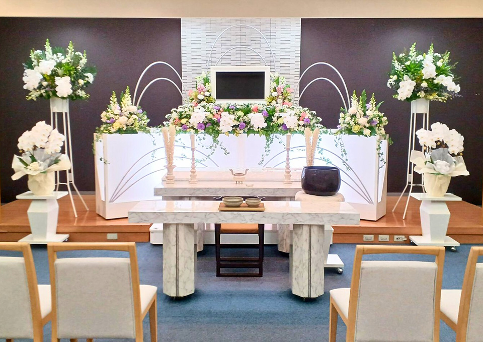 東近江市にあるクリスタルホール能登川の家族葬に使用できる休憩室